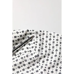 White Logo GOLD Long Sleeves Dress Shirt
