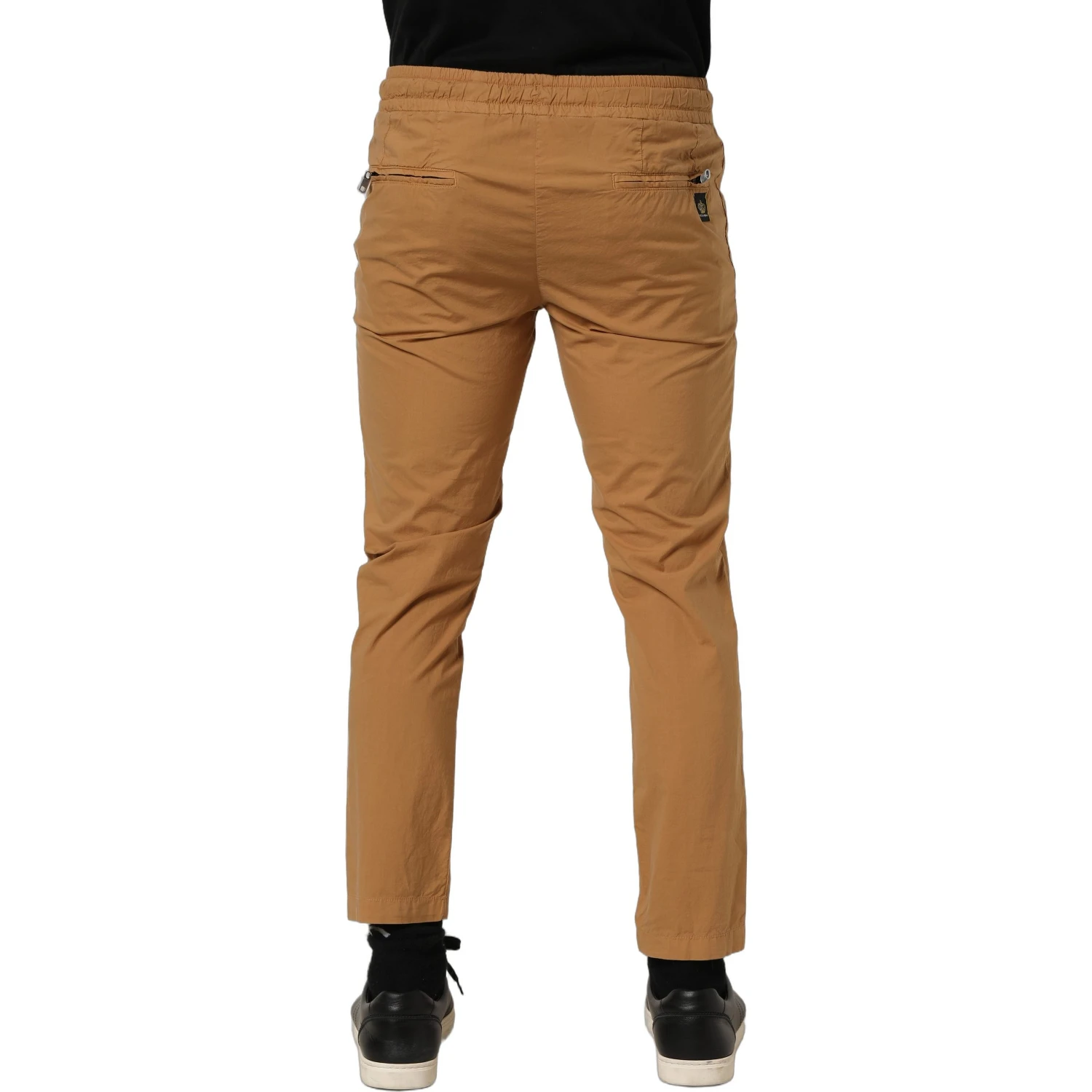 Brown MidWaist Skinny Jogger Sweatpants Pants