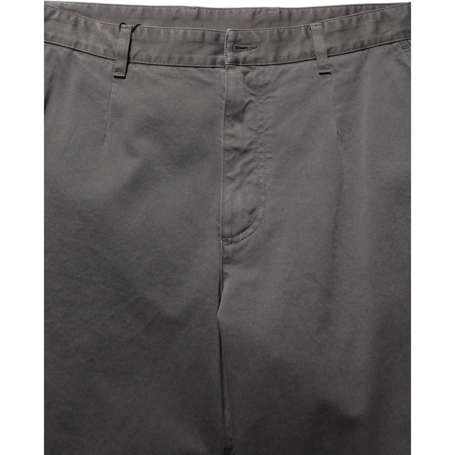 Dark Gray MidWaist Straight Men Trouser Pants