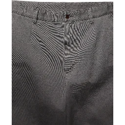 Dark Gray MidWaist Straight Men Trouser Pants