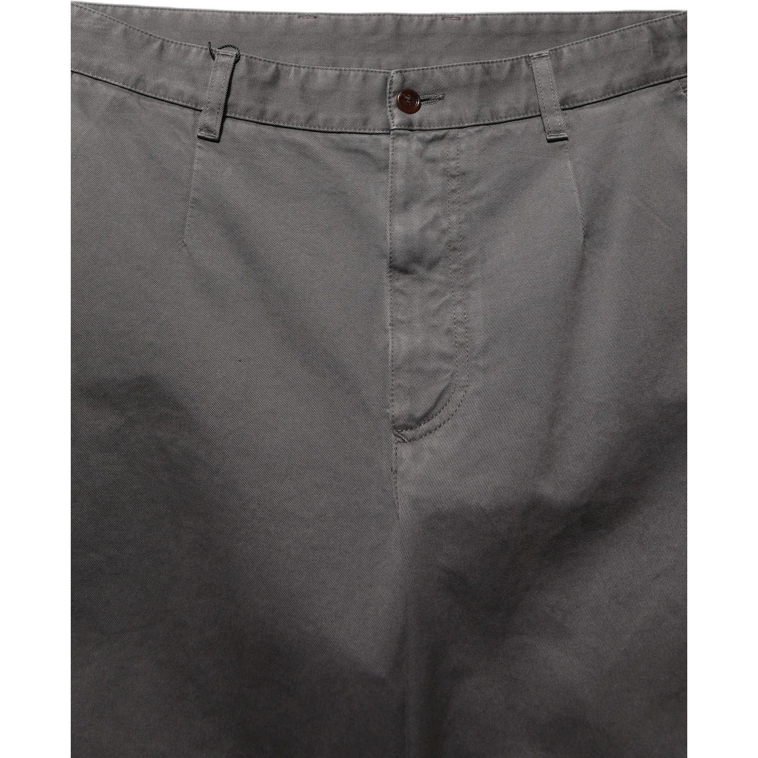 Dark Gray MidWaist Straight Men Trouser Pants
