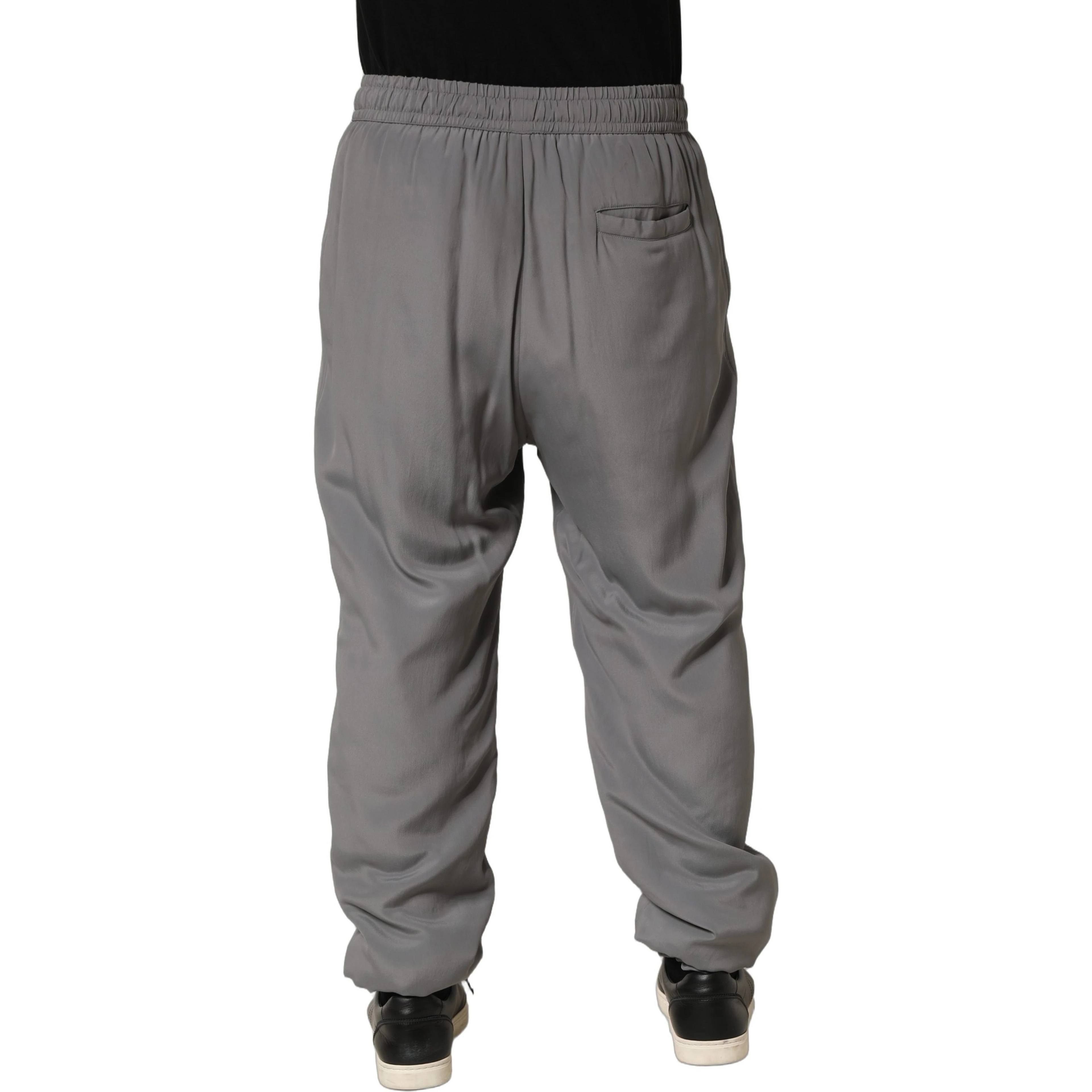 Gray Cotton Jogger Sweatpants Trouser Pants