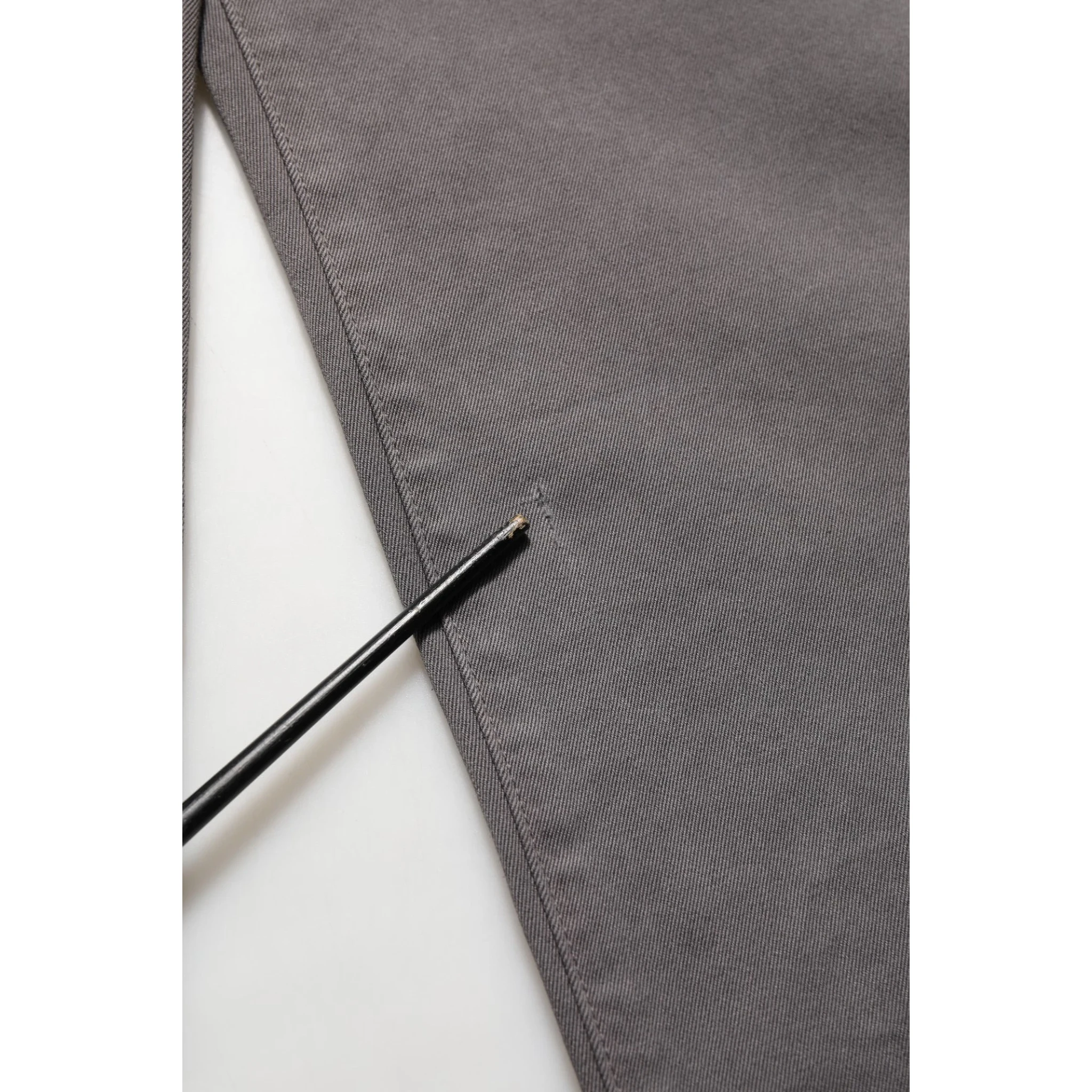 Dark Gray MidWaist Straight Men Trouser Pants