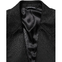 Black Wool Slim Fit Formal 2 Piece Men Suit