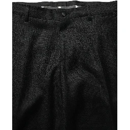 Black Wool Slim Fit Formal 2 Piece Men Suit