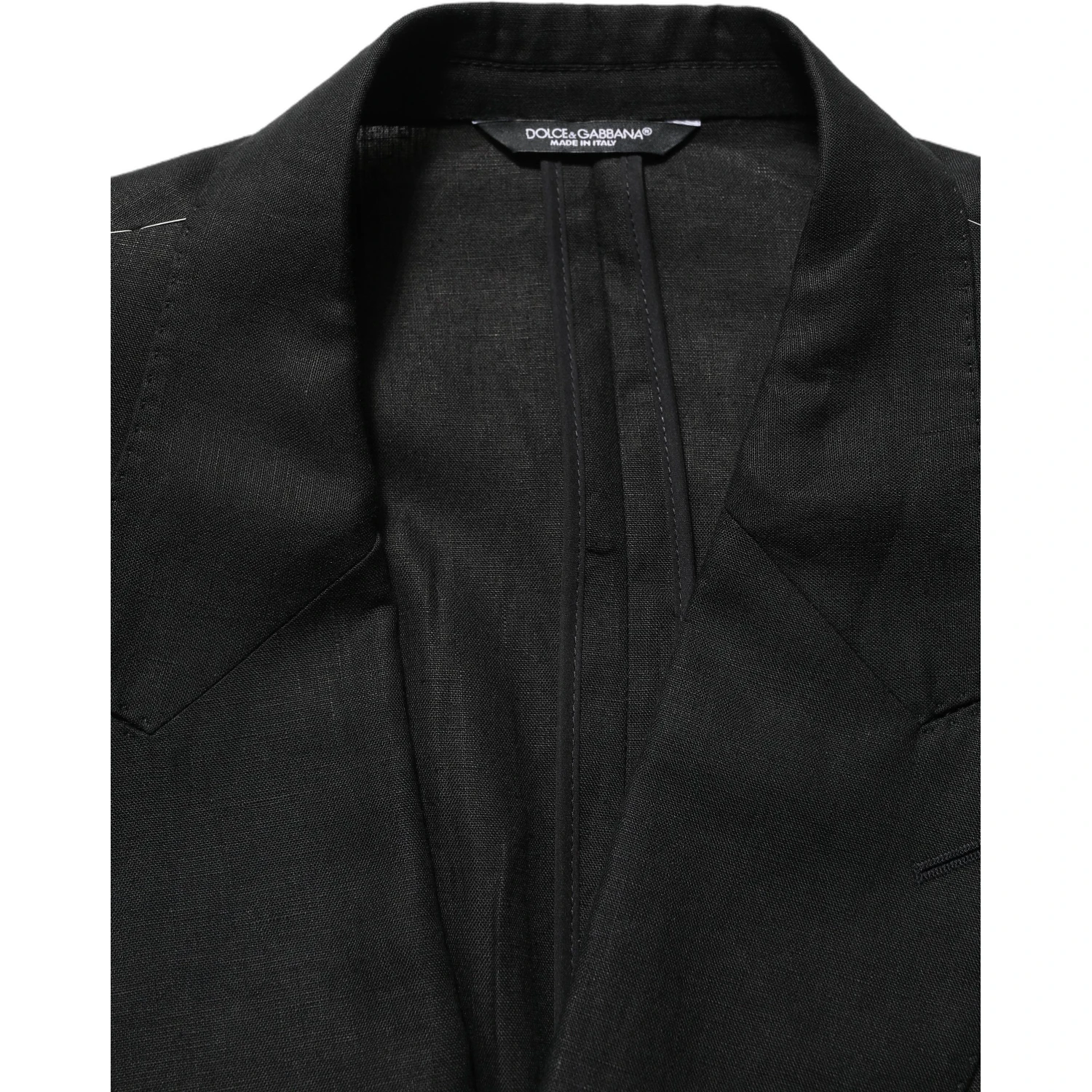 Black Linen Slim Fit Formal 2 Piece Suit