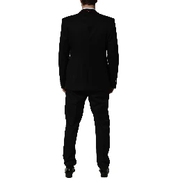 Black Crystal Embellished 2 Piece Suit