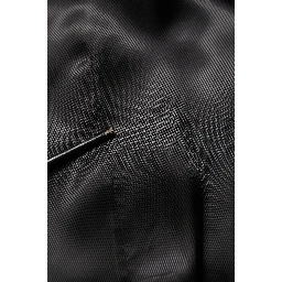 Black Wool Single Breasted Waistcoat Vest