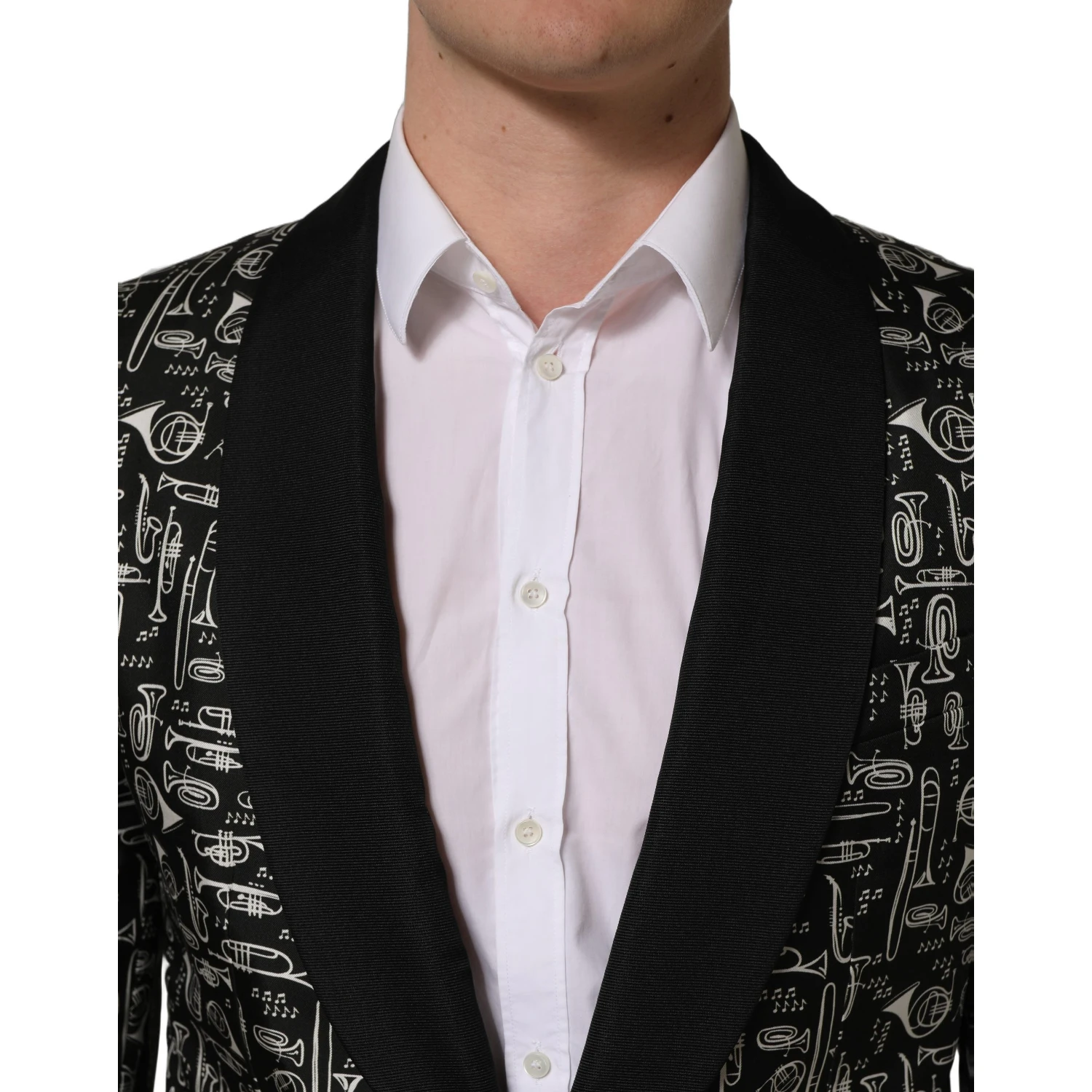 Black Crystal Embellished Coat Blazer Jacket
