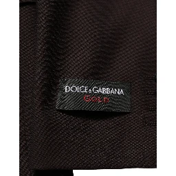 Brown Wool GOLD Single Breasted Men Jacket