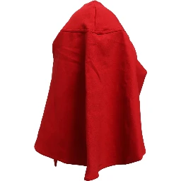 Women Red Polyester Whole Head Wrap Capello Hat