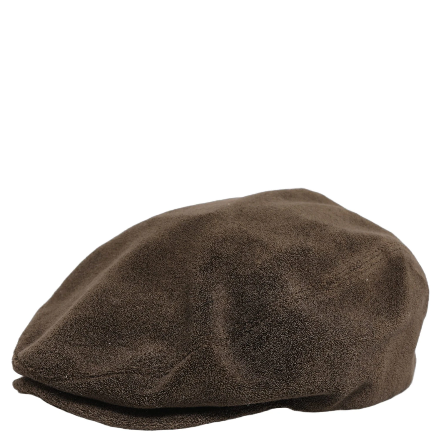 Men Brown Cotton Newsboy Cloth Capello Hat