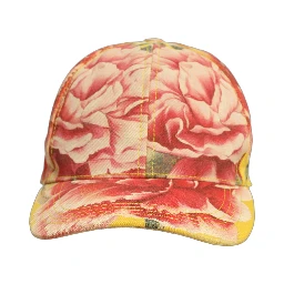 Men Multicolor Cotton Floral Baseball Capello Hat