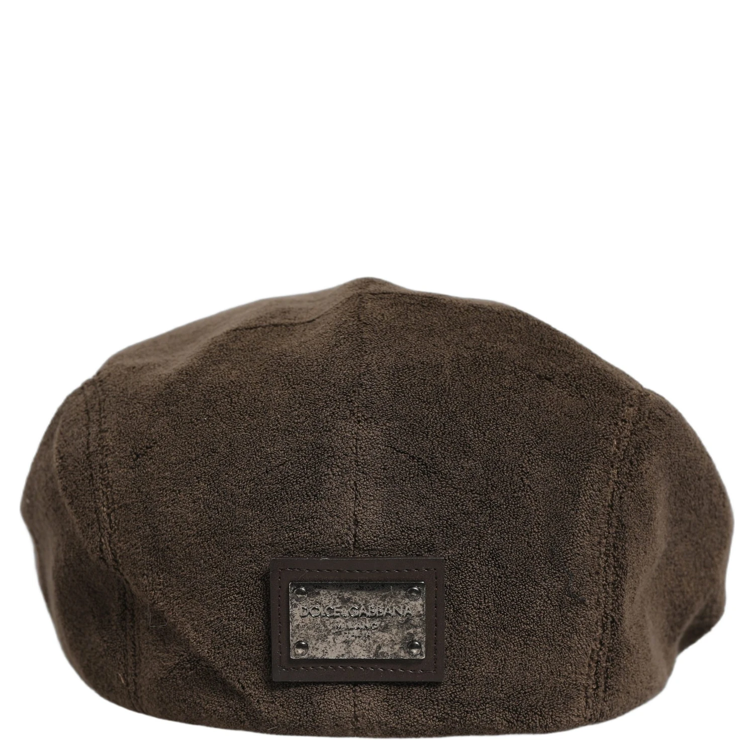 Men Brown Cotton Newsboy Cloth Capello Hat