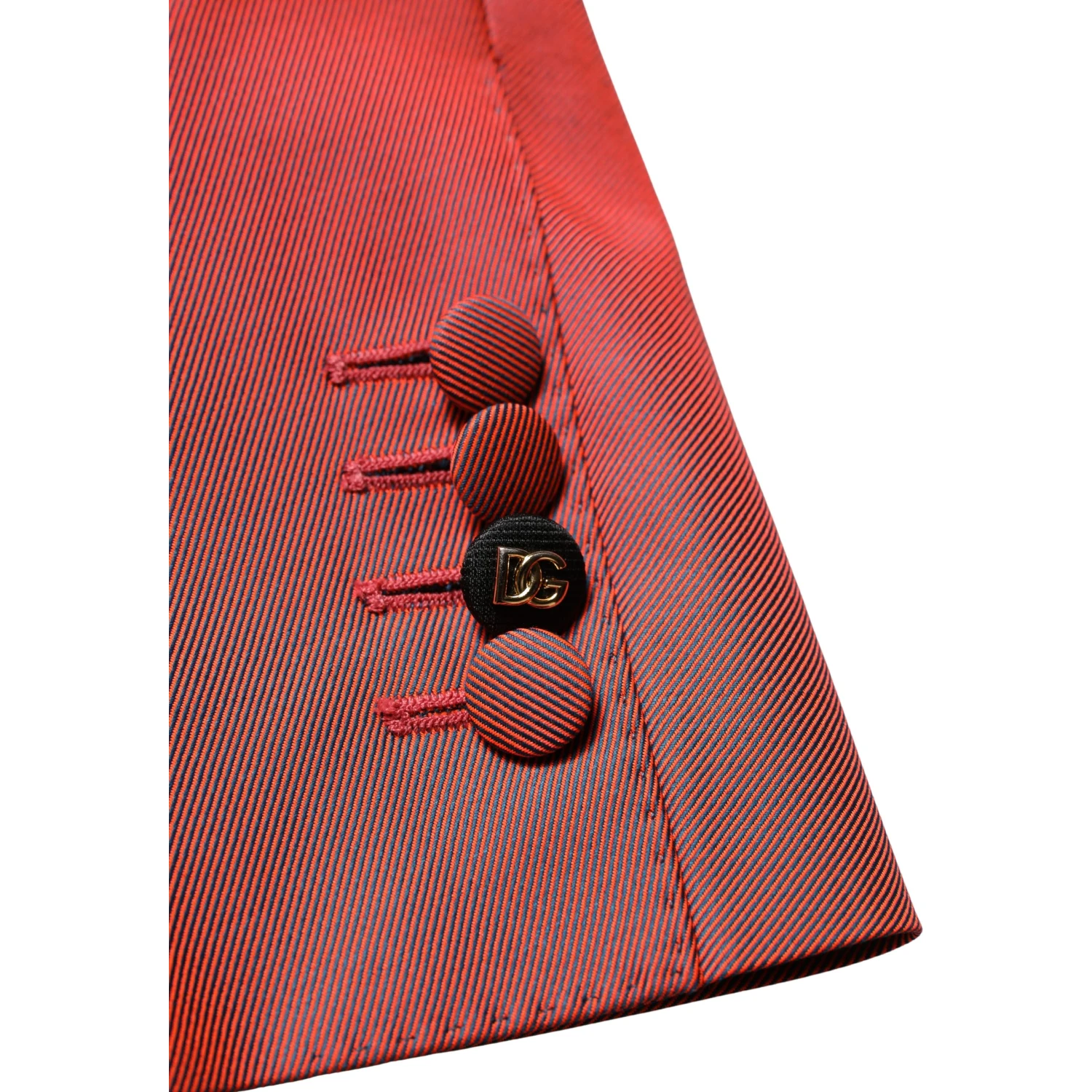 Red Wool Single Breasted Men Blazer Jacket