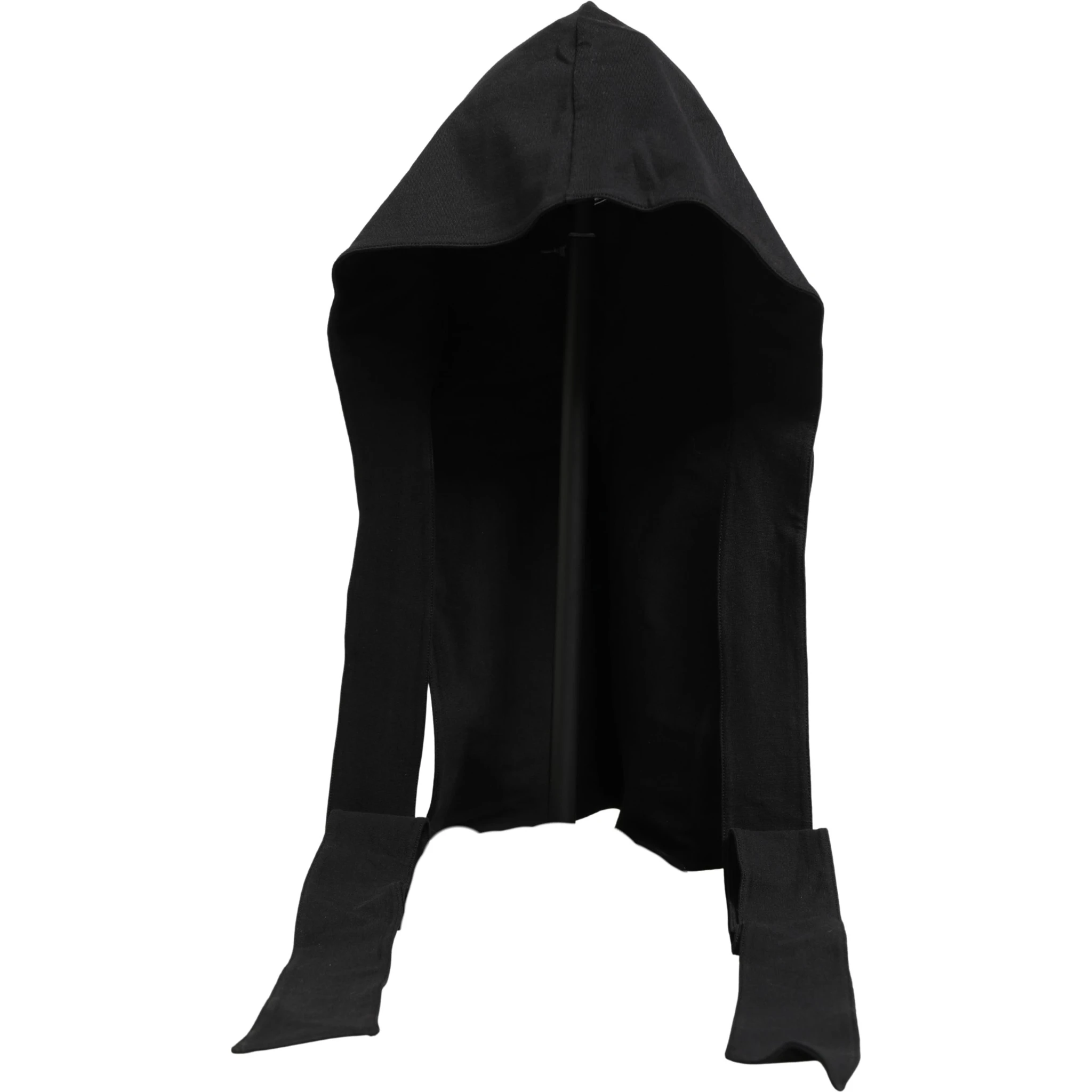 Men Black Cotton Whole Head Fisherman Capello Hat