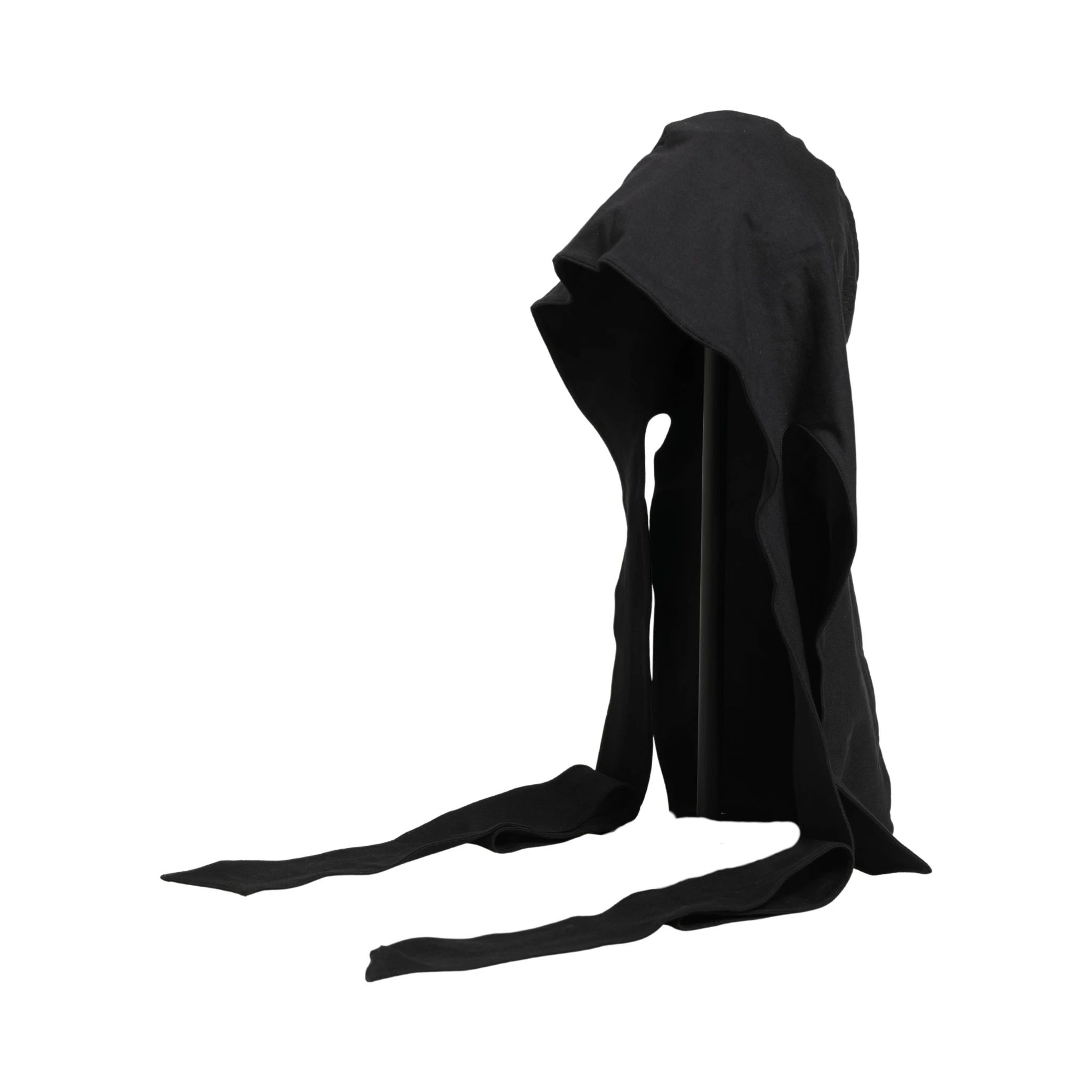 Men Black Cotton Whole Head Fisherman Capello Hat