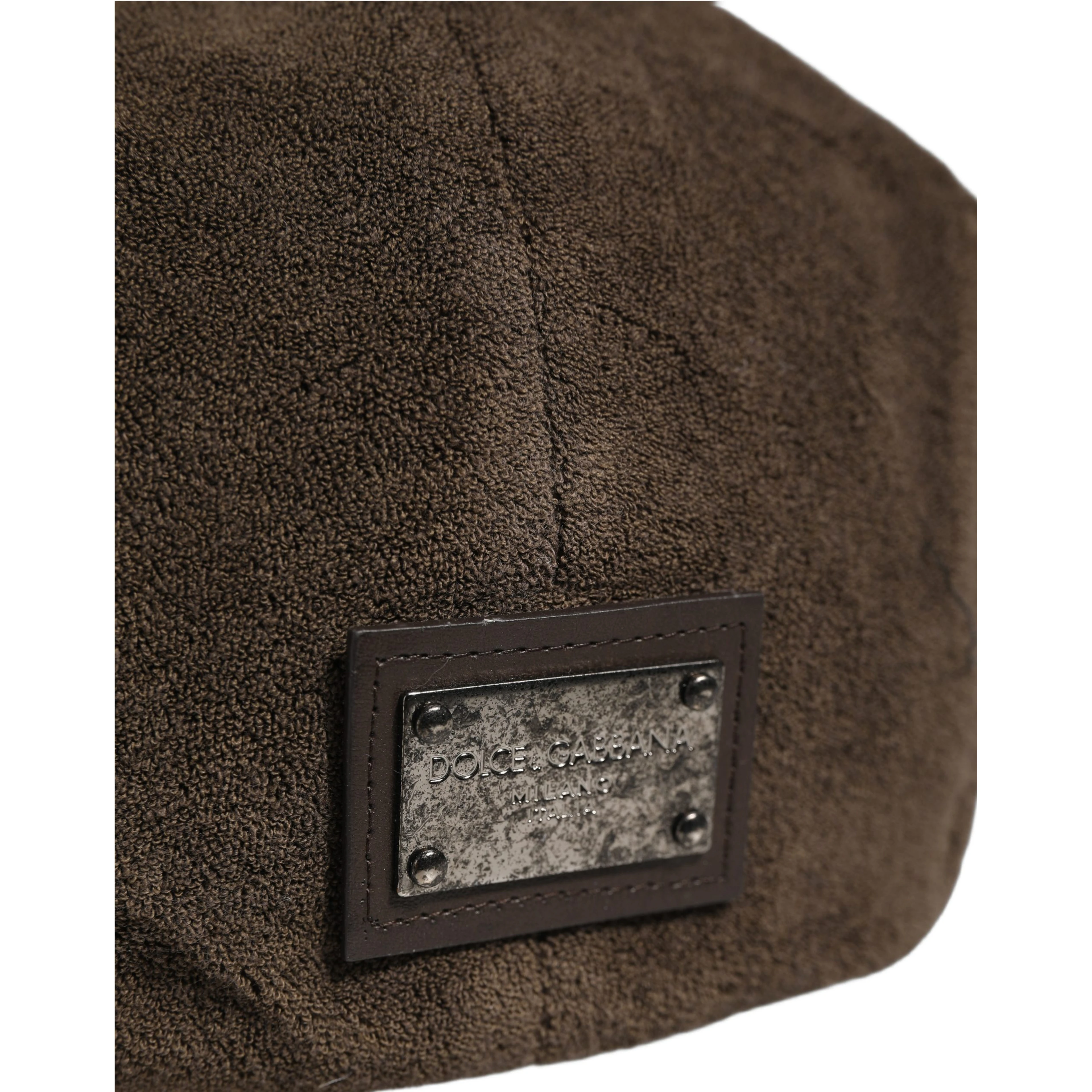 Men Brown Cotton Newsboy Cloth Capello Hat