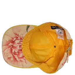 Men Multicolor Cotton Floral Baseball Capello Hat