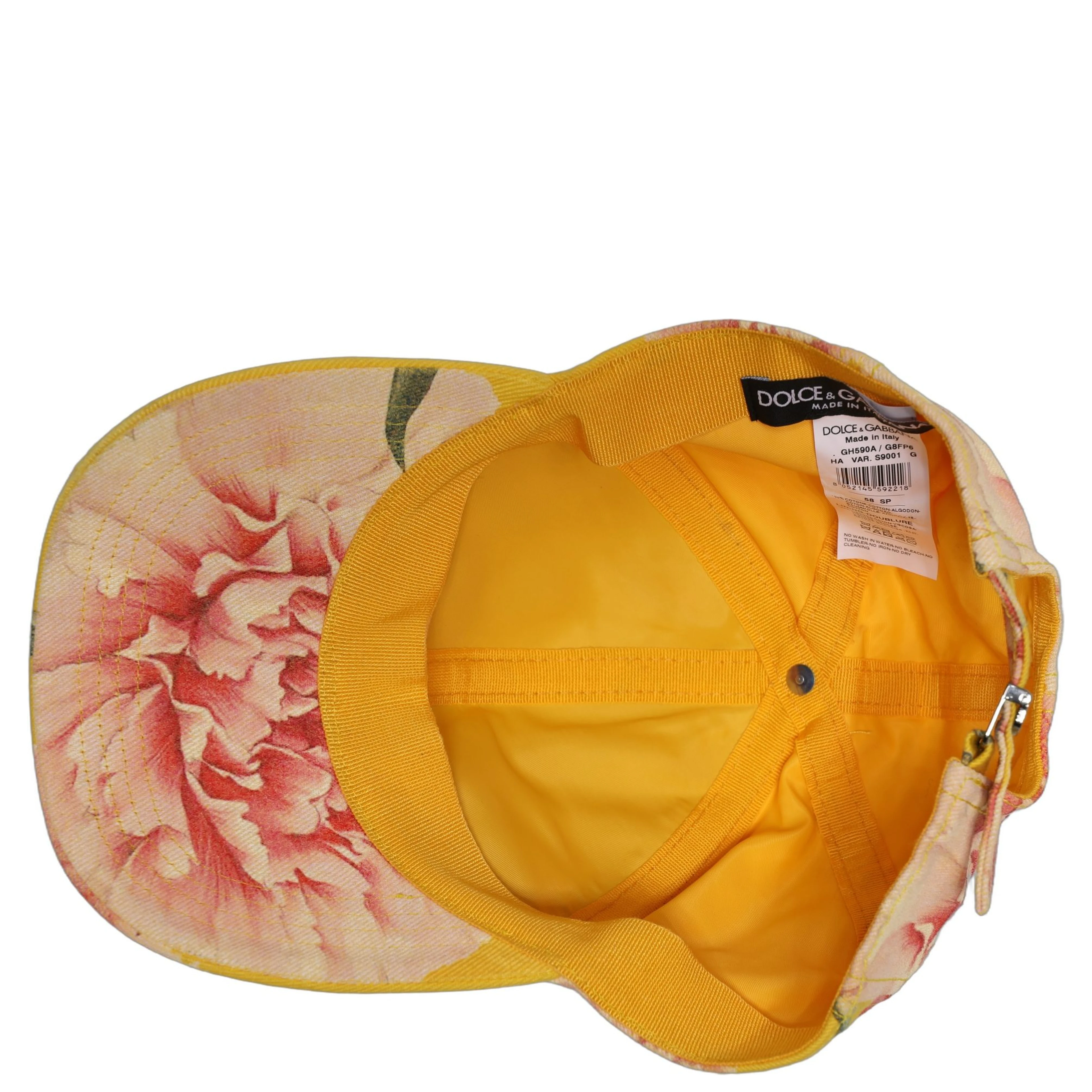 Men Multicolor Cotton Floral Baseball Capello Hat
