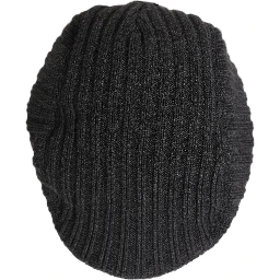 Men Dark Gray Wool Knitted Newsboy Capello Hat