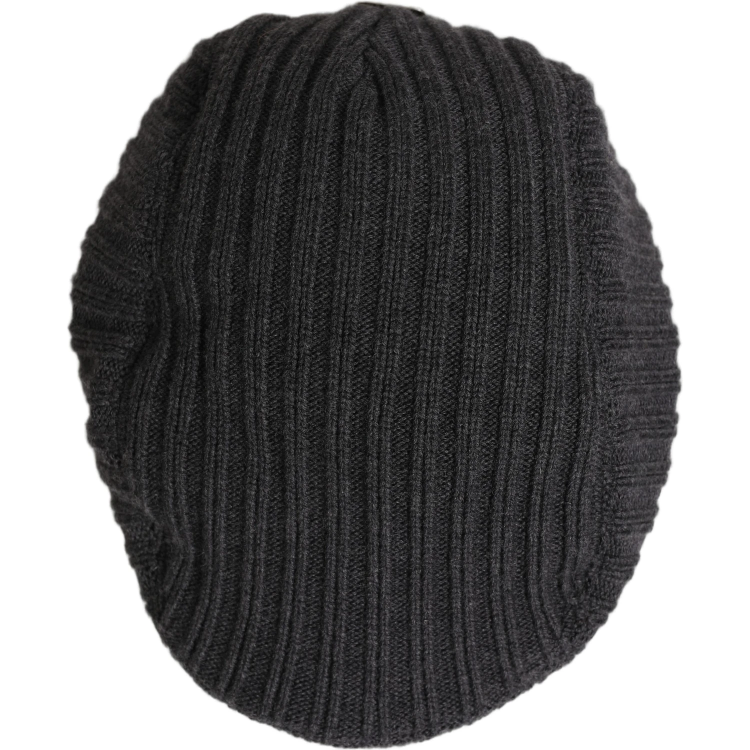 Men Dark Gray Wool Knitted Newsboy Capello Hat