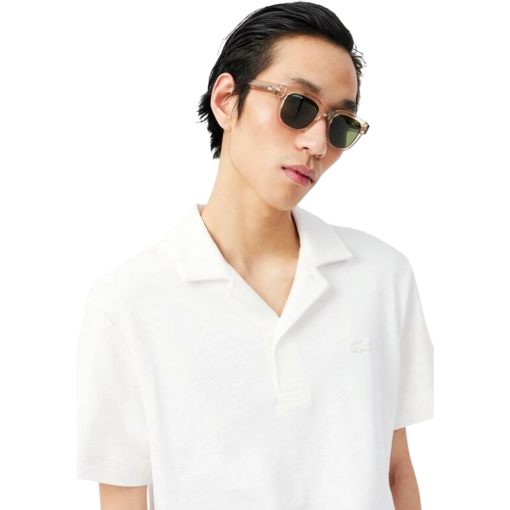 Lacoste T-shirts and Polos White