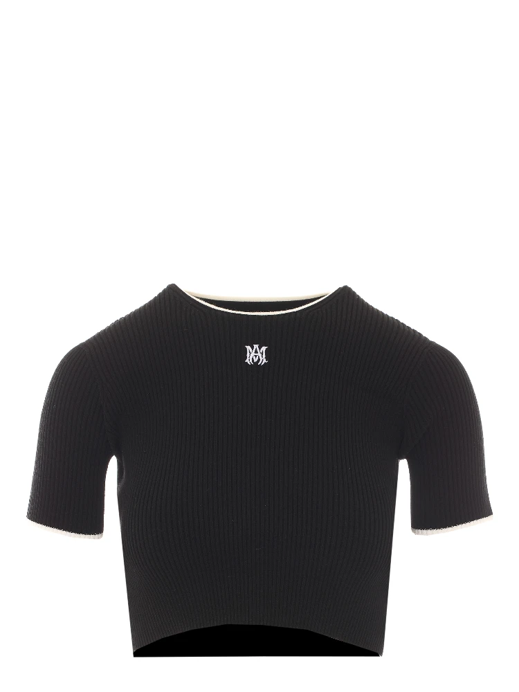 Amiri  T-shirts and Polos Black