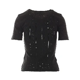 GANNI T-shirts and Polos Black