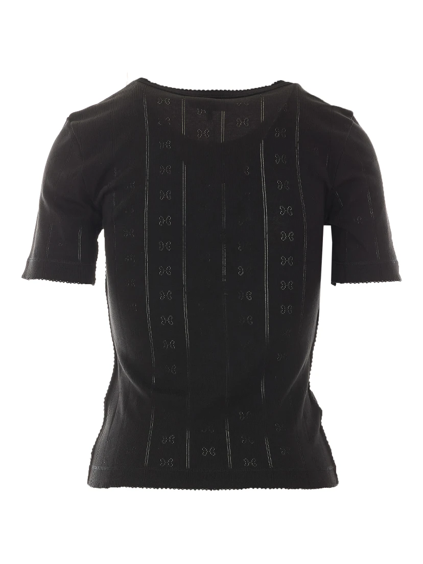 GANNI T-shirts and Polos Black