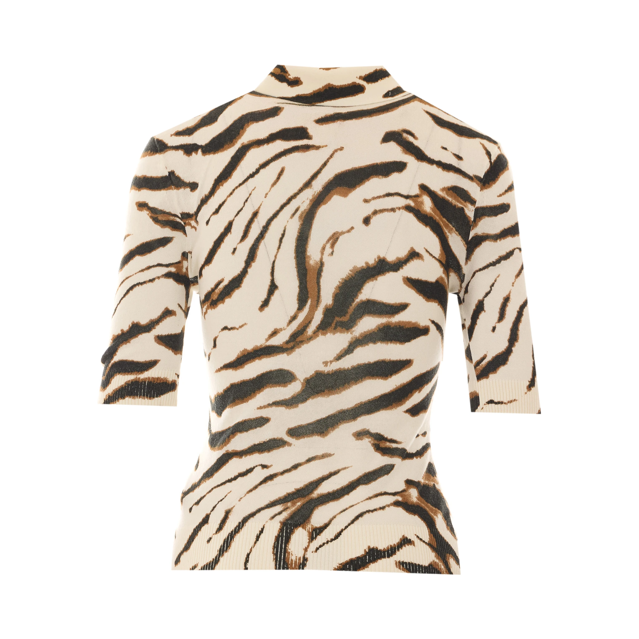 GANNI T-shirts and Polos Beige