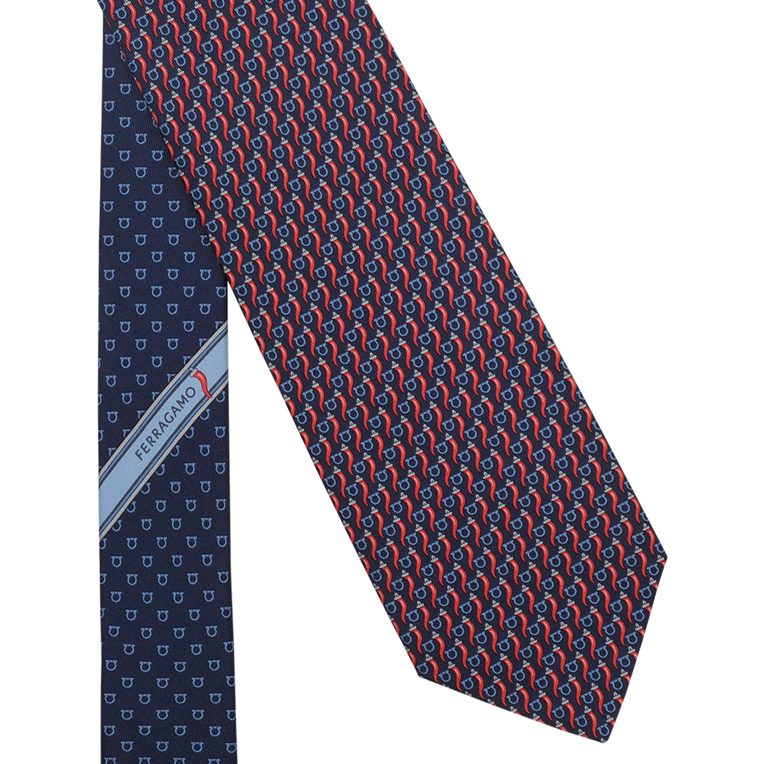 Ferragamo Ties Blue