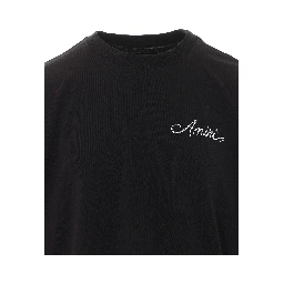 Amiri  T-shirts and Polos Black