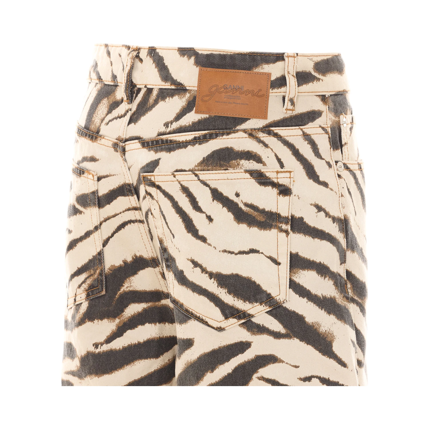 GANNI Jeans Beige