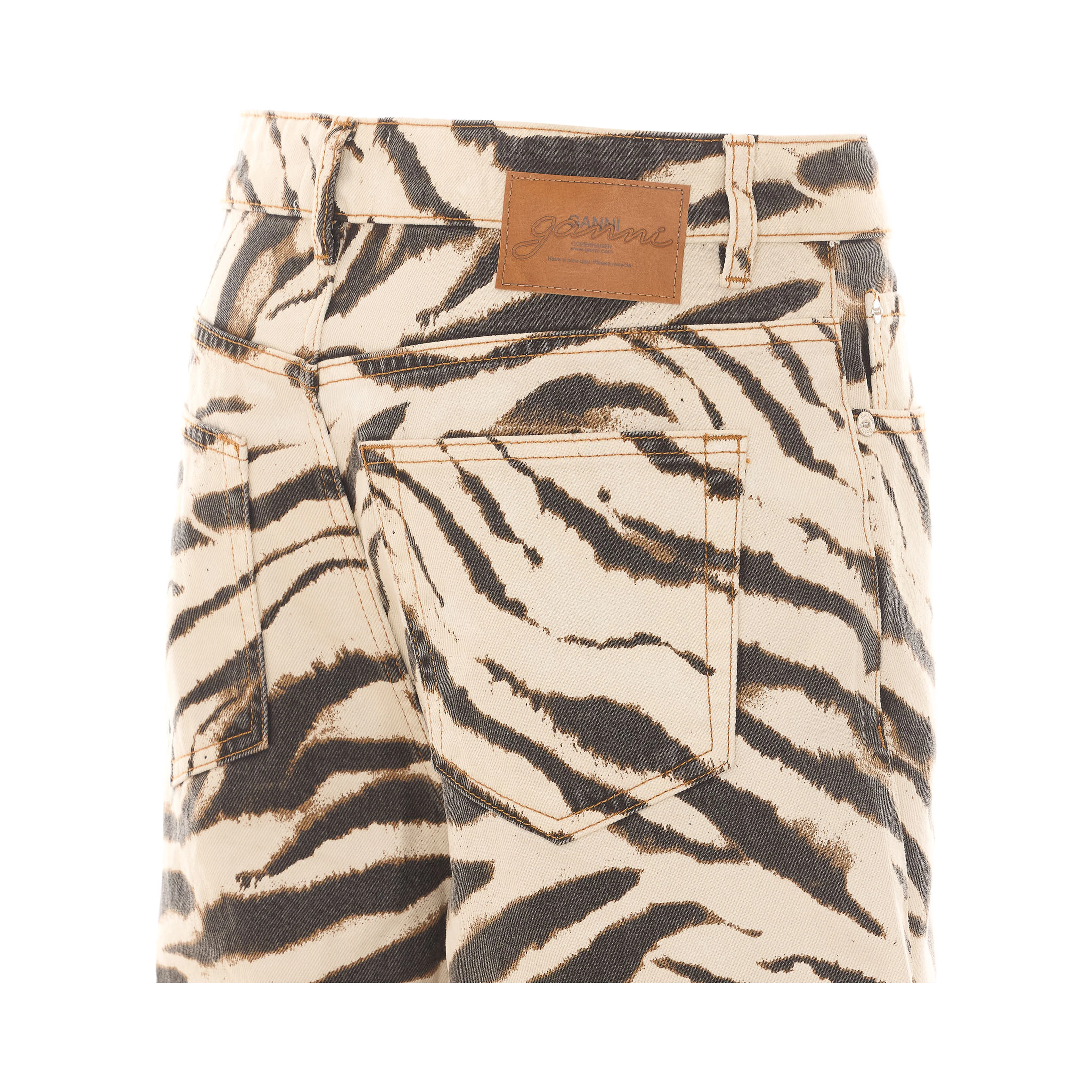 GANNI Jeans Beige
