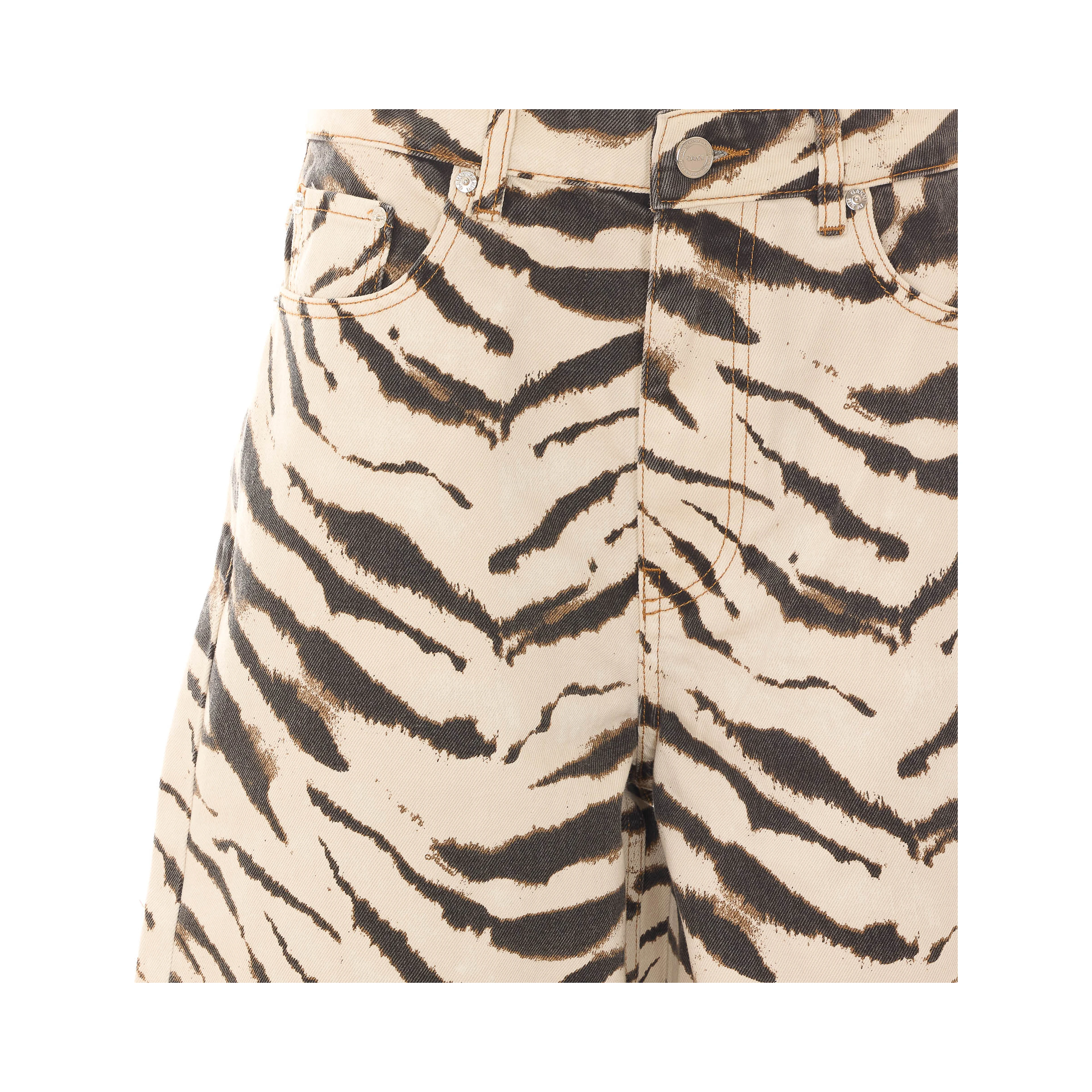 GANNI Jeans Beige