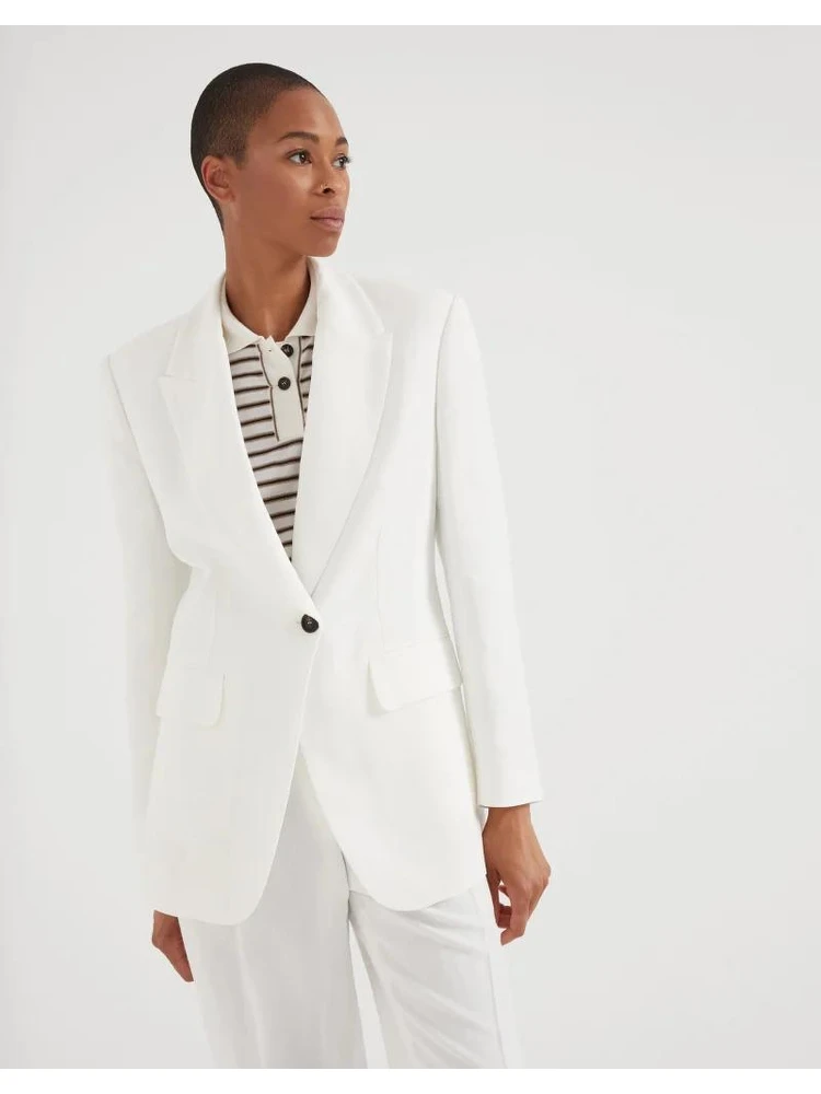 Natural Viscose Blazer