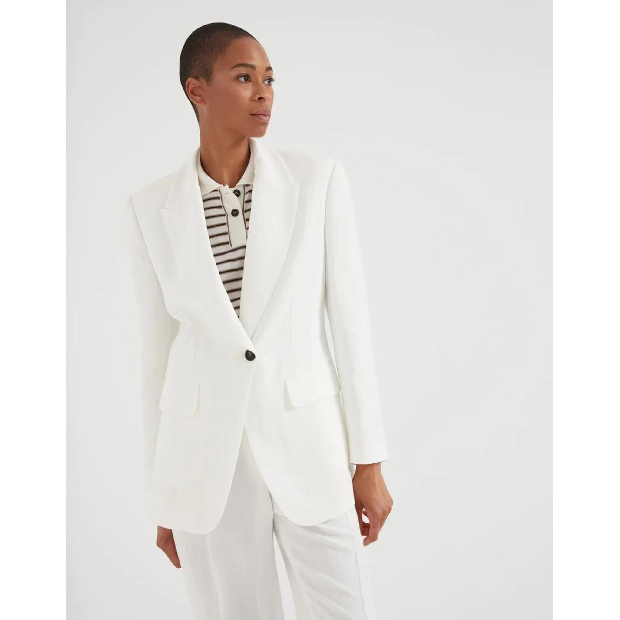 Natural Viscose Blazer