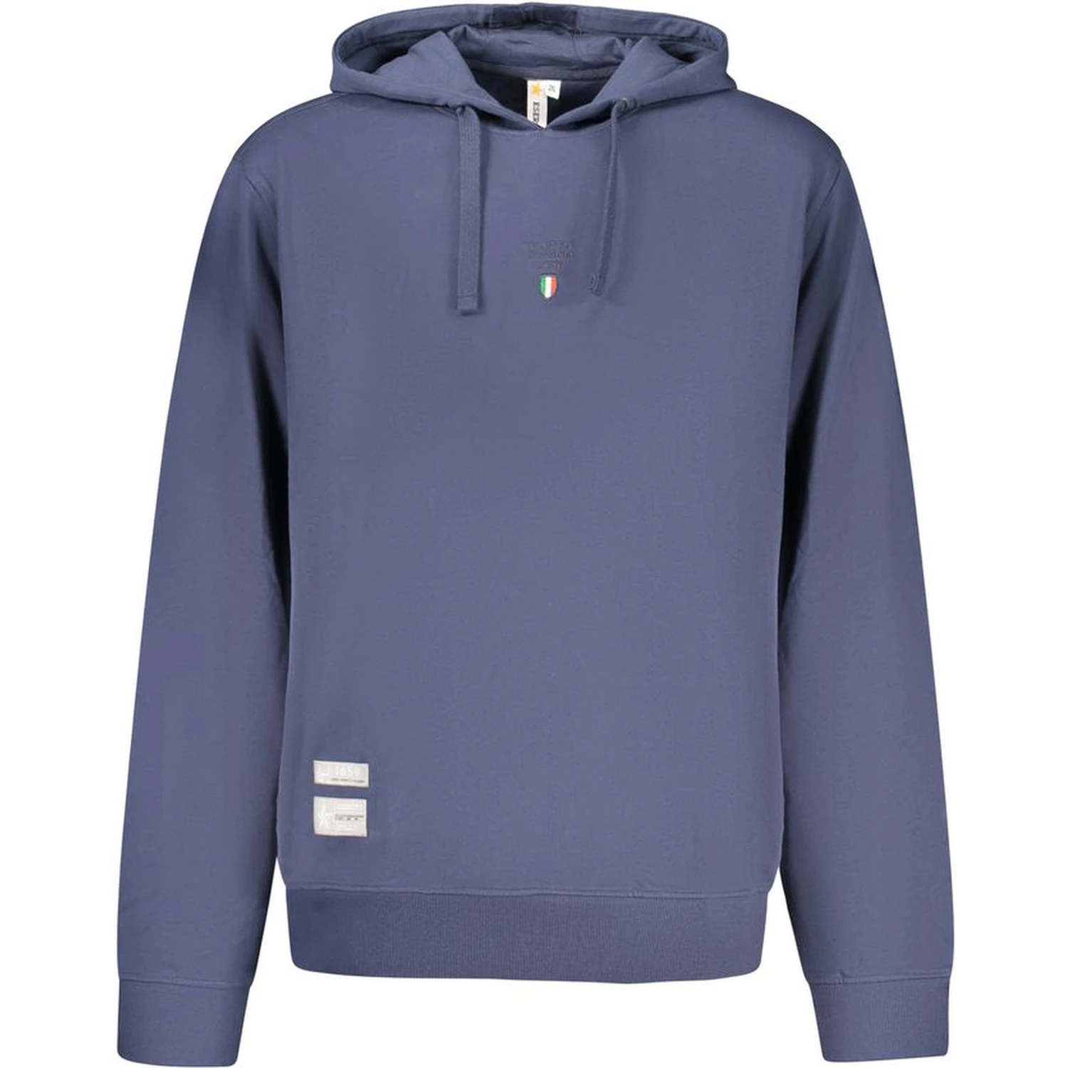 Blue Cotton Men's Hoodie