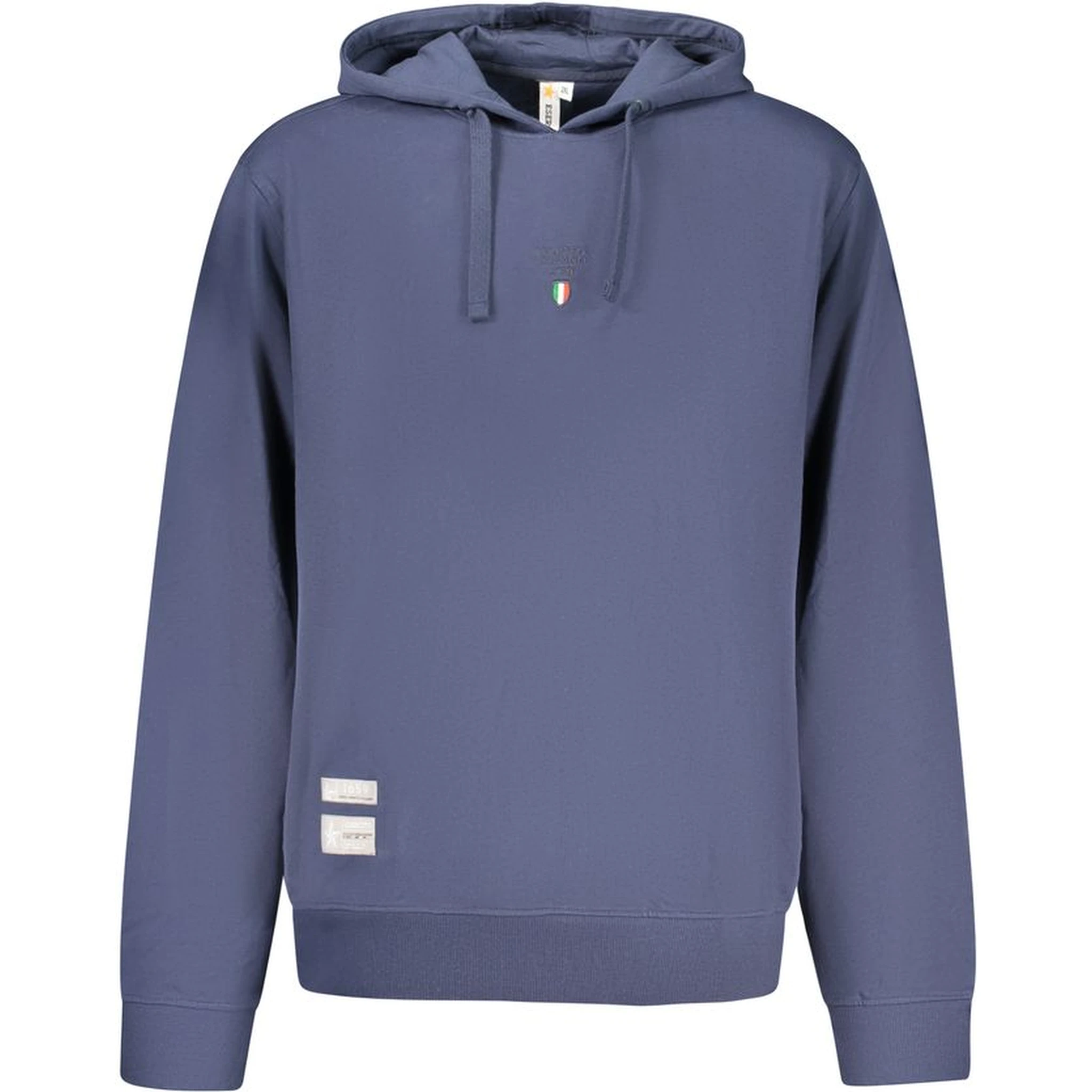 Blue Cotton Men's Hoodie