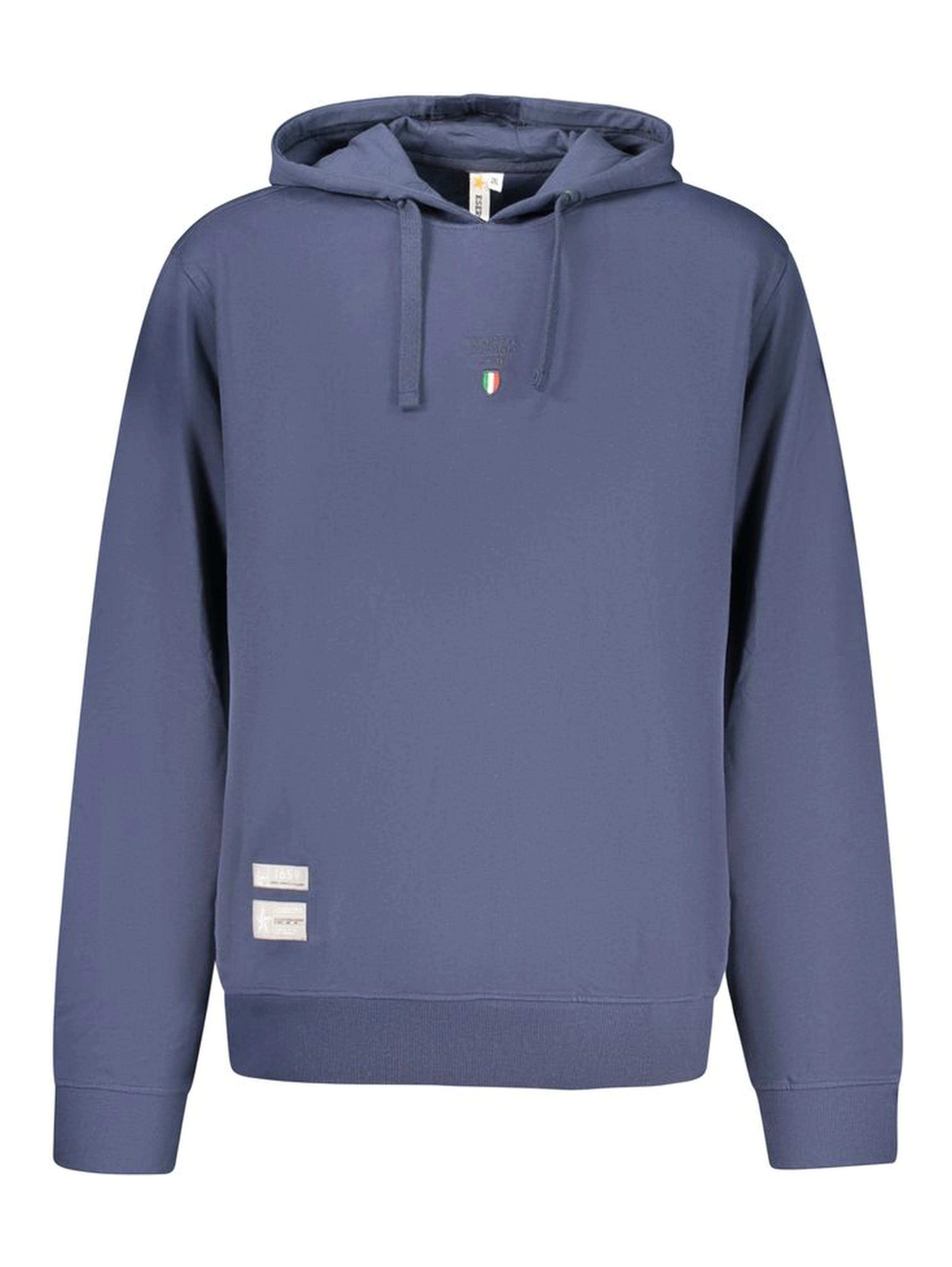 Blue Cotton Men's Hoodie