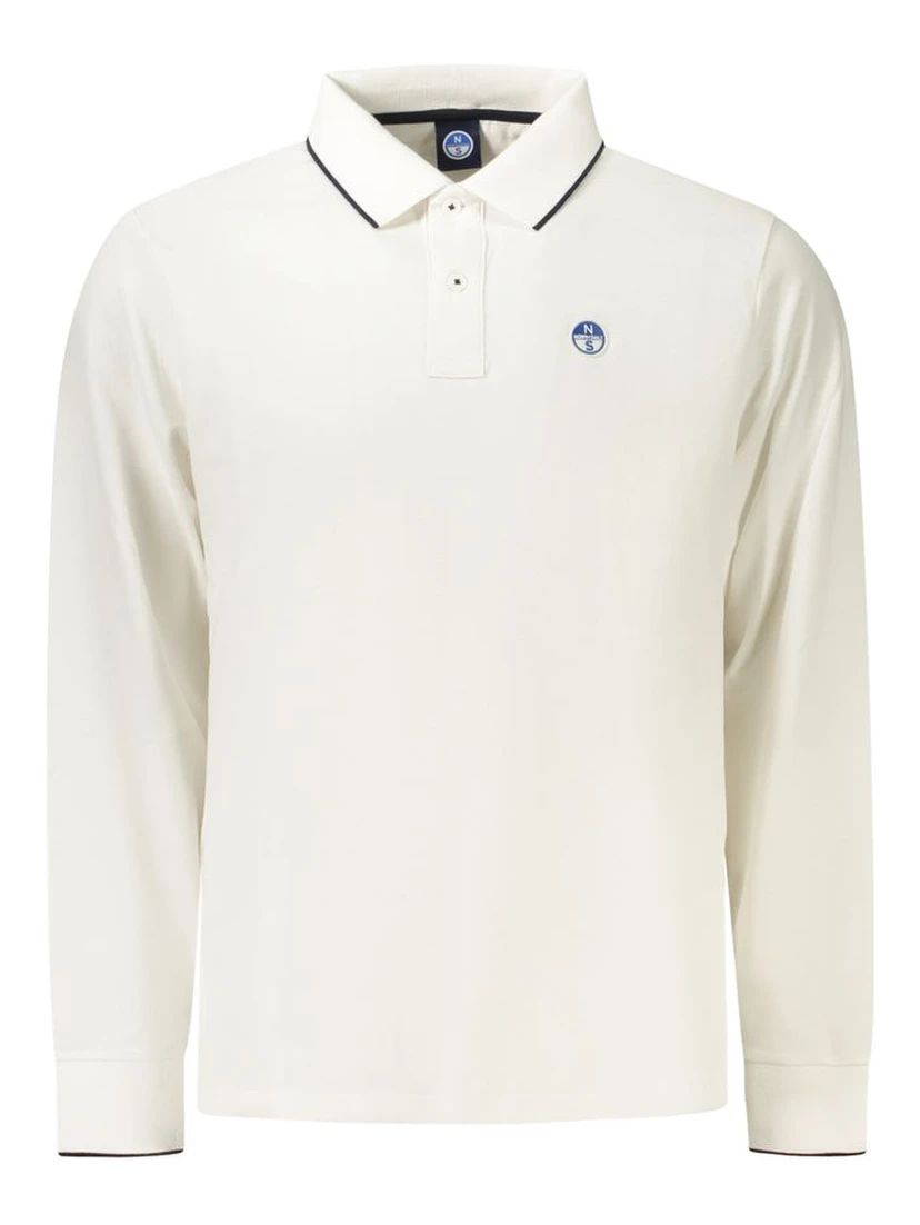 White Cotton Men's Polo