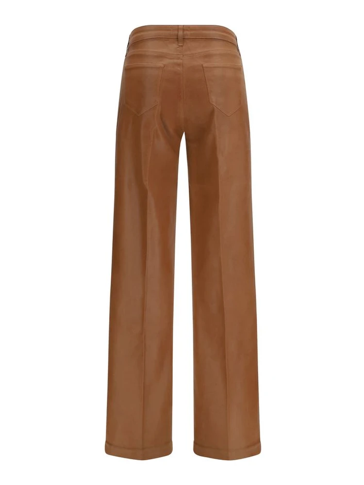 Beige Cotton High-Waisted Jean alternative