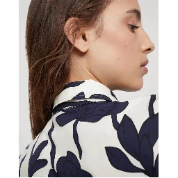 Bicolor Cotton Pattern Shirt