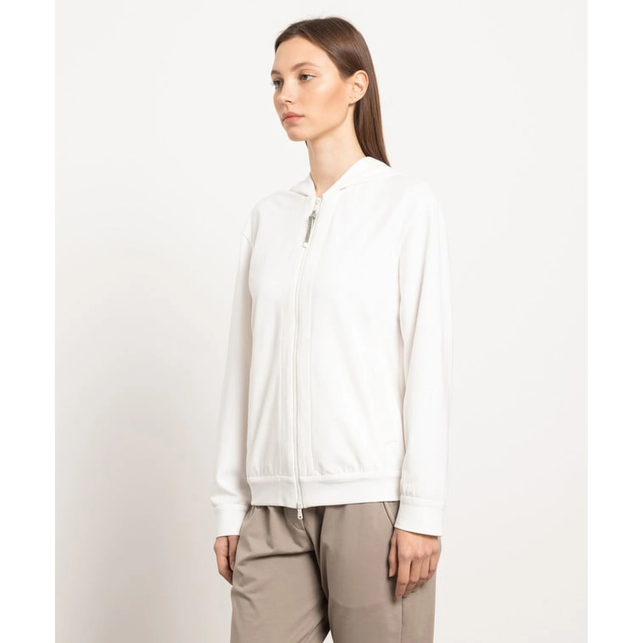 Beige Cotton Sweatshirt