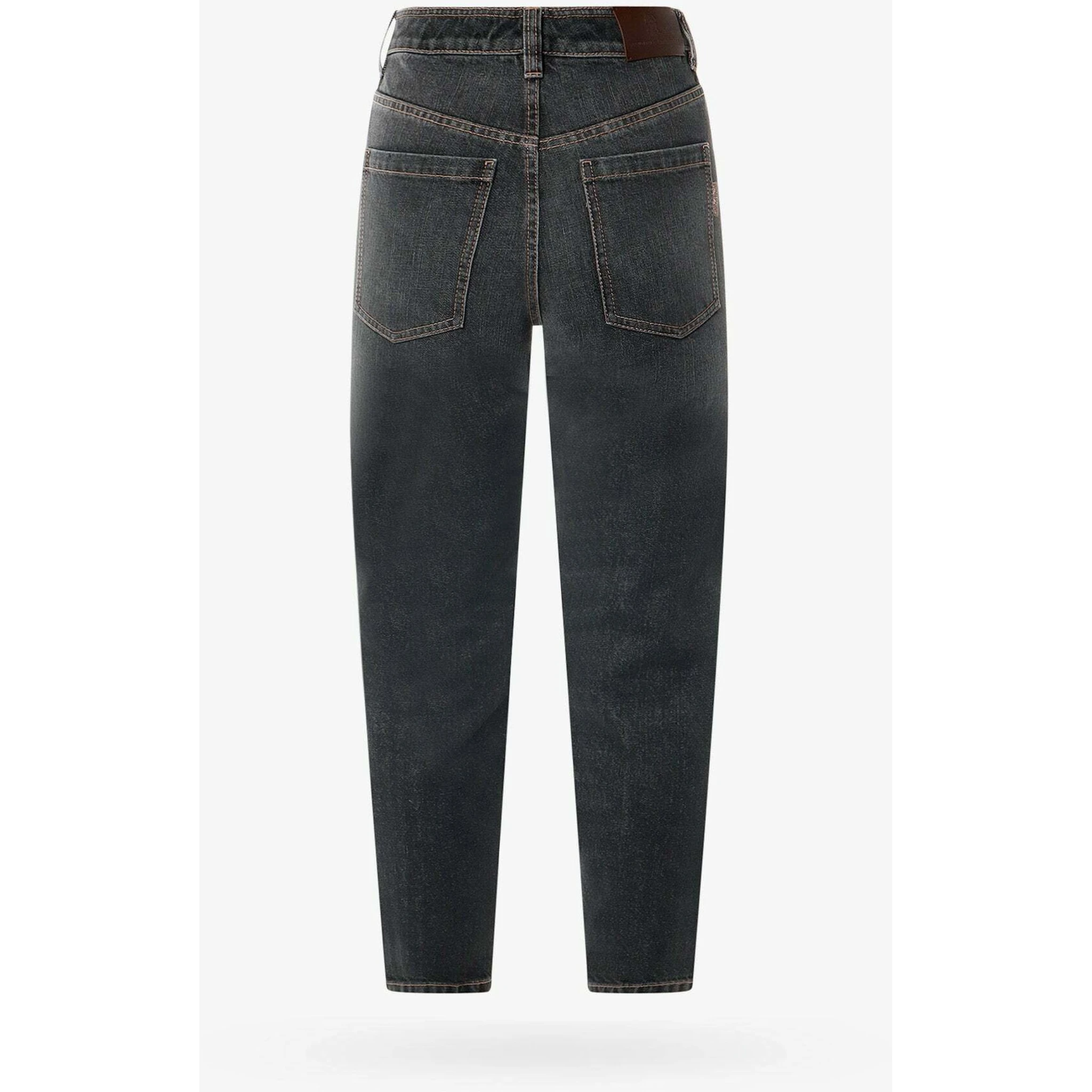 Black Cotton Relaxed Fit Jeans