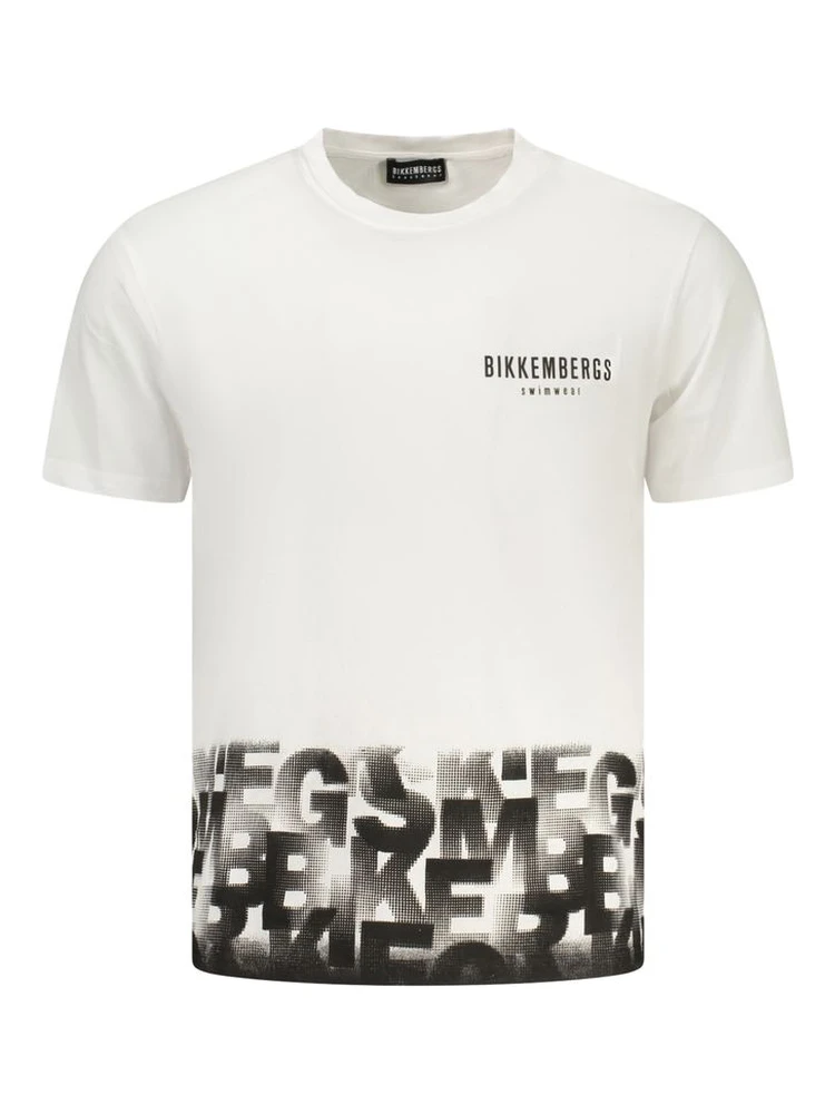 White Cotton Men's T-Shirt