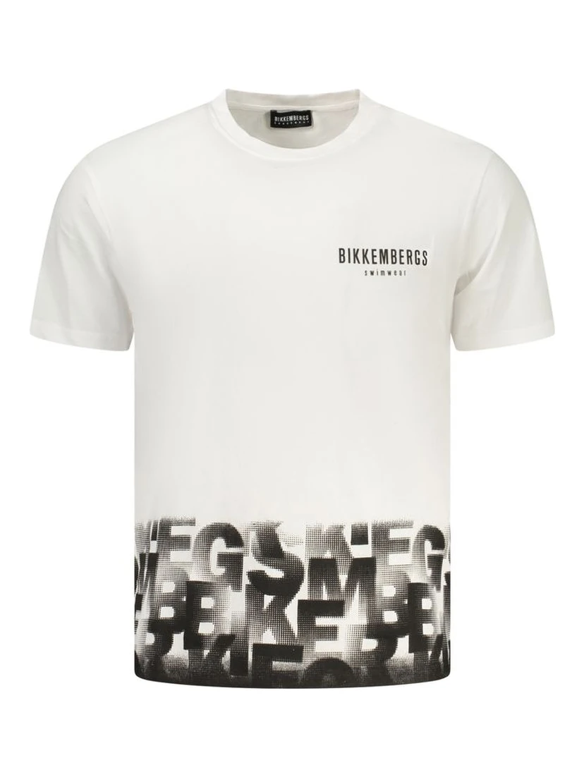 White Cotton Men's T-Shirt