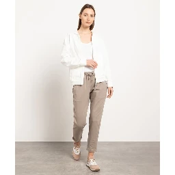 Beige Cotton Sweatshirt