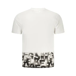 White Cotton Men's T-Shirt